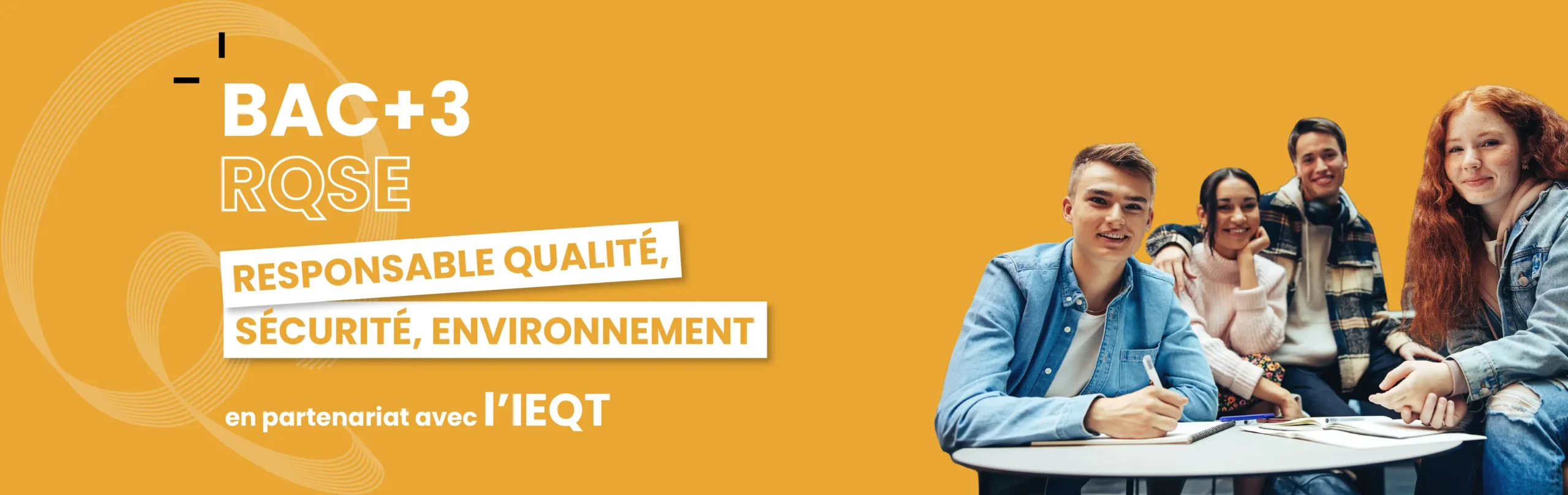 Découvrez notre formation BAC+3 RQSE, Responsable Qualité Sécurité, Environnement en partenariat avec l'IEQT.