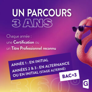 Designer graphique 360. Un parcours en 3 ans